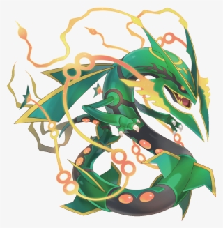 COMO DESENHAR O POKÉMON MEGA RAYQUAZA