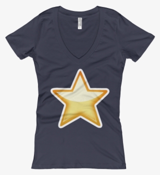 Women's Emoji V Neck - Shirt