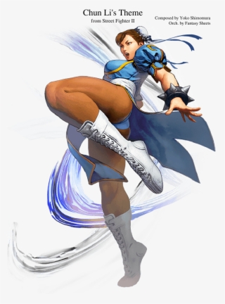 Chun Li's Theme Sheet Music Composed By Composed By - Chun Li Street Fighter