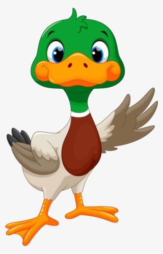 Clip Free Library Clipart Goose - Cute Mallard Duck Clipart