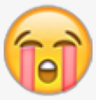 Emoji Emojisticker Face Sad Cry Crying Bubblegum Pink - Caritas De De Whatsapp
