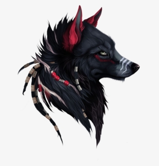 Black Wolf - Mystical Drawings Of A Wolf