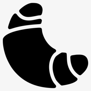 Png File Svg - Croissant Silhouette Png