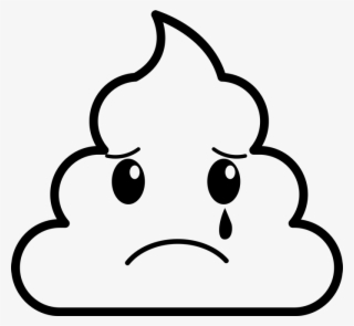 Graphic Free Drawing At Getdrawings Com Free For Personal - Sad Poop Emoji Black And White