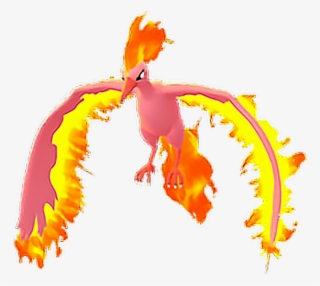 Pokemon Sticker - Shiny Moltres Pokemon Go