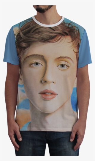 Camiseta Fullprint Troye Sivan De Artista Avenuena - Camiseta Irmao Do Jorel