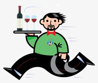 Waiter's Race - Illustration