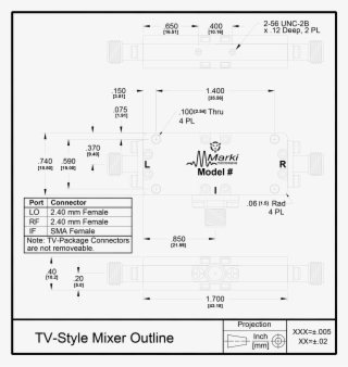 M4-0050 Mixer Package Diagram - Diagram