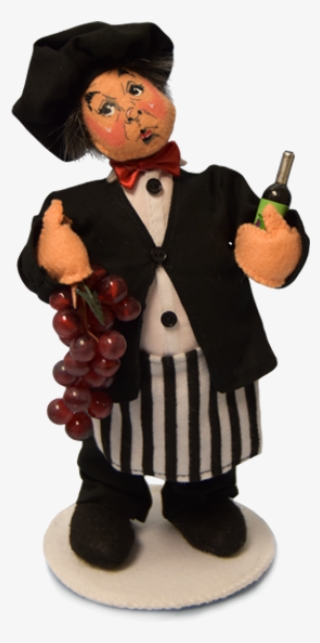 9 Inch Wine Waiter - Figurine