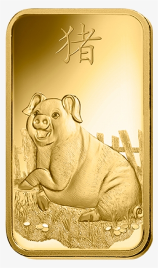 Pamp Suisse 24k Gold Lunar Pig Collectible Gold Bar - Pamp Pig Gold Bar