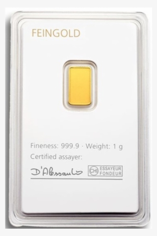 1g Gold Bar Degussa 15616 - Ipod