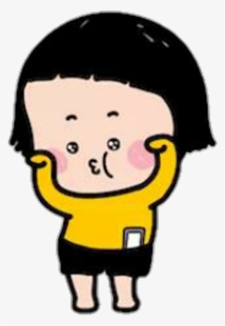 Mimi Sticker - Mim Mobile Girl Happy