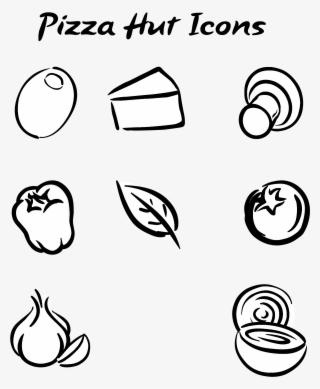 Pizza Hut Logo Black And White - Pizza Hut