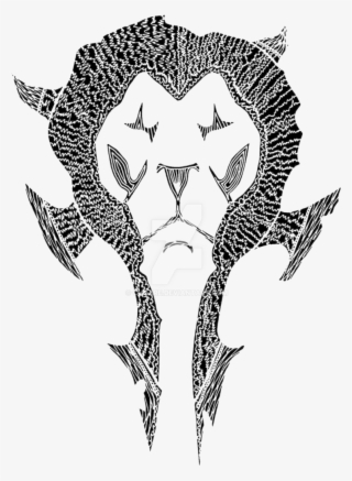 Drawn Compass Trippy - World Of Warcraft Alliance Sketch