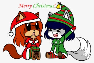 Merrychristmas Sonic Sonic The Hedgehog Sonic Oc Cat - Oc Christmas