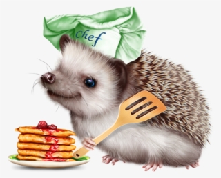 6314590 Hedgehog And Pancakes12 Hedgehog, Tube, Clip - Hedgehog