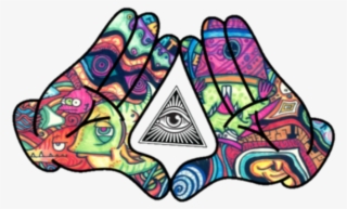 Stickers Sticker - Trippy Illuminati