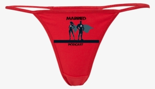 Married Af Podcast Thong - Versace Red Thong