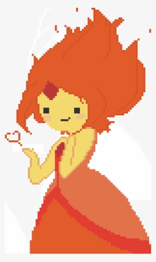 Flame Princess From Adventure Time - Flame Princess Pixel