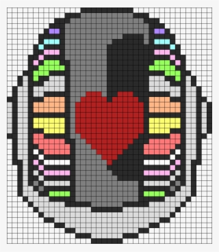 Daft Punk 2 Perler Bead Pattern / Bead Sprite - Daft Punk Pixel Art