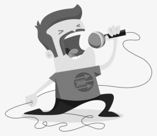 Singer Illustration Monol - Illustration