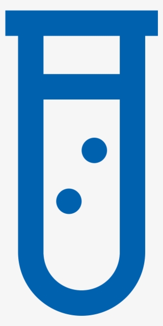 Thin Test Tube Icon Clipart , Png Download - Cobalt Blue