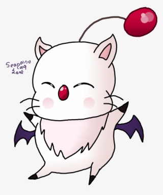 A Little Moogle Happy To See You Kupo - Cartoon