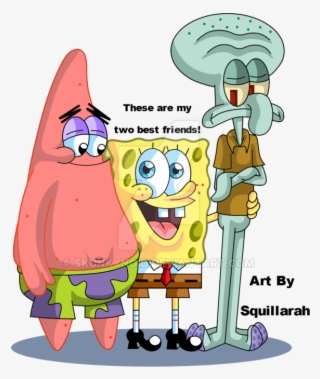 600 X 701 1 - Spongebob Friends