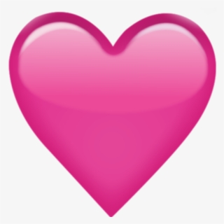 Pink Sticker - Pink Love Heart Emoji