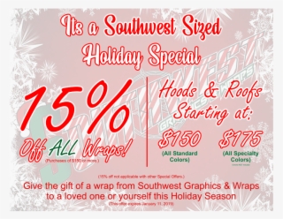 2019 Holiday Special Flier - Leesville Road Middle School