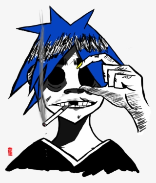 Gorillaz - 2d - 2d Fan Art Gorillaz Png