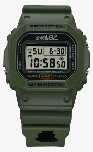 G Shock Dw5600grlzm 3er - G Shock X Gorillaz