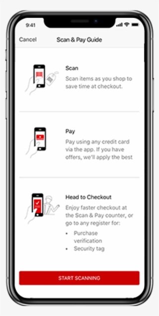 Check Out Faster With Scan & Pay - Mobile Phone