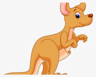 Kangaroo Clipart Standing - Cute Kangaroo Clipart