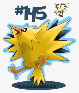 Zapdos Is Today's Pokémon I'm Still Bad At Drawing - Moltres Sprite