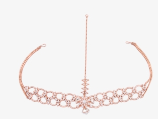 Crystsal Mogra Head Gear - Head Piece Transparent