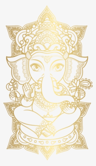Gold Ganesha Png Free Png Images Toppng - Lord Ganesha