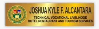 Usc Technical Vocational Livelihood Hotel Restaurant - Label