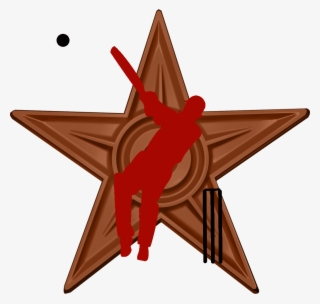 Cricket Batsman Barnstar - Quasars Png
