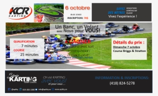 Course Un Banc, Un Volant À Kcr - Online Advertising