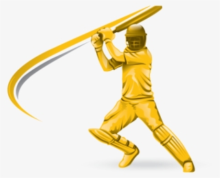 Cricket Clipart Transparent - Cricket Batsman Logo Png