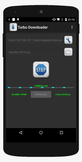 Turbo Downloader - Smartphone