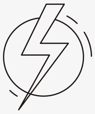 Icono Rayo - Line Art