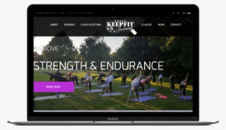 Keep Fit Bootcamp Responsive Website Design By London - Led-backlit Lcd Display