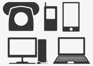 Big Image - パソコン イラスト 黒