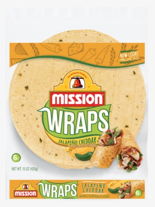 Jalapeño Cheddar Wraps - Mission Wraps Jalapeno Cheddar