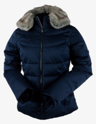 Obermeyer Ladies Bombshell Jacket 2017 Storm Cloud - Hood