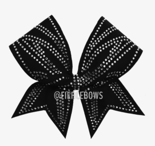 Abstract Rhinestone Bow - Polka Dot