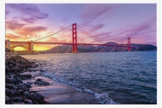 "golden Gate Bridge" Canvas - Beautiful Scenery In Us