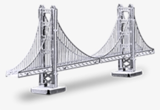 Metal Earth San Francisco Golden Gate Bridge 3d Famous - Puente Golden Gate Estructura